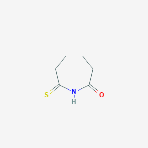 molecular formula C6H9NOS B8057848 7-Thioxoazepan-2-one CAS No. 62609-10-3