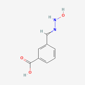 3-[(Hydroxyhydrazinylidene)methyl]benzoic acid