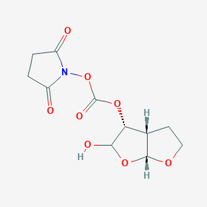 [(3R,3aS,6aR)-Hydroxyhexahydrofuro[2,3-b]furanyl] Succinimidyl Carbonate