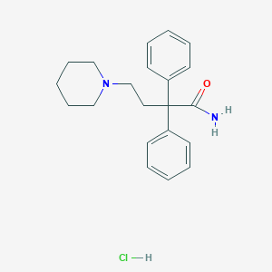 molecular formula C21H27ClN2O B080580 Fenpipramide hydrochloride CAS No. 14007-53-5