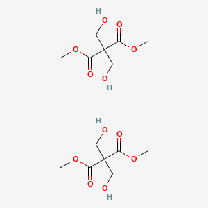 molecular formula C14H24O12 B8058025 二甲基双(羟甲基)丙二酸酯 