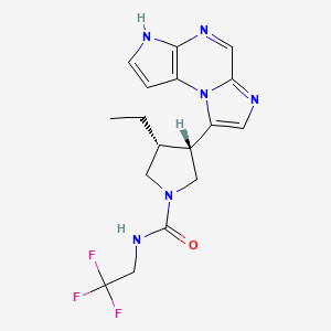 molecular formula C17H19F3N6O B8058033 ABT-494 enantiomer 