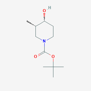 cis-4-Hydroxy-3-methyl-1-piperidinecarboxylic acid 1,1-dimethylethyl ester