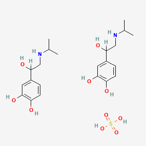 molecular formula C22H36N2O10S B8058108 硫酸异丙肾上腺素 CAS No. 6779-80-2