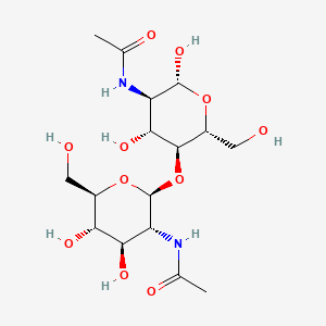 molecular formula C16H28N2O11 B8058312 二（N-乙酰-D-葡糖胺） CAS No. 35991-83-4