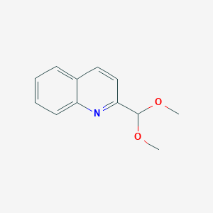 molecular formula C12H13NO2 B8058333 2-(Dimethoxymethyl)quinoline 