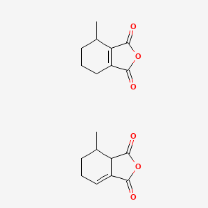 molecular formula C18H20O6 B8058338 Methy tetra-Hydro Phthalic Anhydride (MTHPA) 