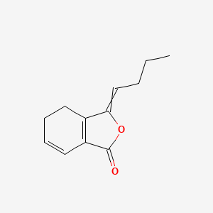 molecular formula C12H14O2 B8058376 3-Butylidene-1,3,4,5-tetrahydro-2-benzofuran-1-one 