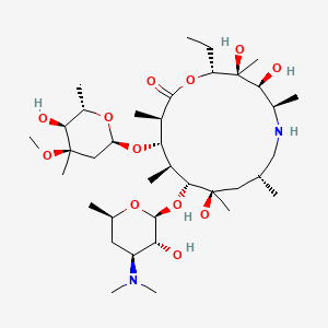 molecular formula C37H70N2O12 B8058415 9-脱氧-9a-氮杂-9a-均一红霉素 A 去甲基阿奇霉素 
