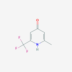 molecular formula C7H6F3NO B8058476 2-Methyl-6-trifluoromethyl-pyridin-4-ol 