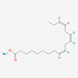 molecular formula C18H29NaO2 B8058525 sodium;(9Z,12Z,15Z)-octadeca-9,12,15-trienoate 