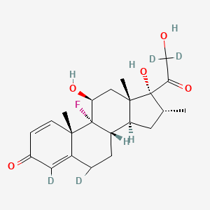 molecular formula C22H29FO5 B8058549 Dexamethasone-d4 