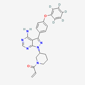 molecular formula C25H24N6O2 B8058581 Ibrutinib-d5 
