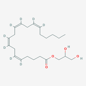 molecular formula C23H38O4 B8058600 1-Arachidonoyl-d8-rac-glycerol 