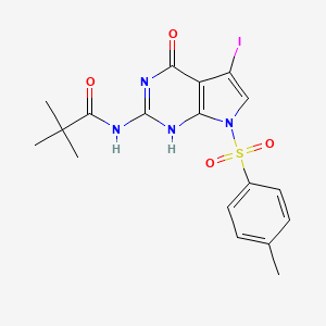 molecular formula C18H19IN4O4S B8058673 CID 126843531 