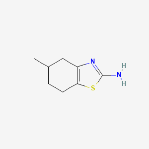 molecular formula C8H12N2S B8058738 5-Methyl-4,5,6,7-tetrahydro-1,3-benzothiazol-2-amine 