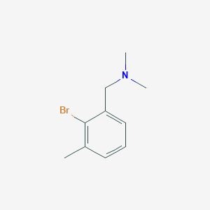 molecular formula C10H14BrN B8058760 [(2-Bromo-3-methylphenyl)methyl]dimethylamine 