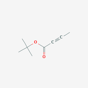 molecular formula C8H12O2 B8058803 叔丁酸丁-2-炔酸酯 