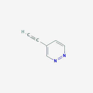 molecular formula C6H4N2 B8058811 4-Ethynyl-pyridazine 