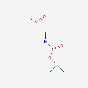 TERT-BUTYL 3-ACETYL-3-METHYLAZETIDINE-1-CARBOXYLATE