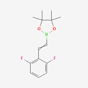 molecular formula C14H17BF2O2 B8058857 CID 137704424 