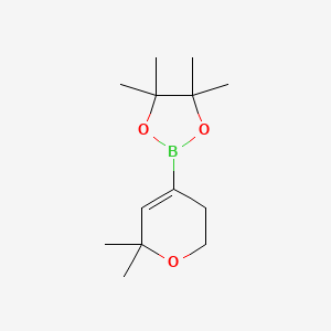 2-(6,6-dimethyl-3,6-dihydro-2H-pyran-4-yl)-4,4,5,5-tetramethyl-1,3,2-dioxaborolane