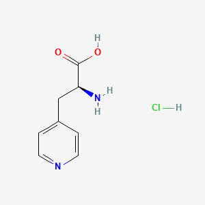 molecular formula C8H11ClN2O2 B8058970 (S)-2-Amino-3-(pyridin-4-yl)propanoic acid hydrochloride 