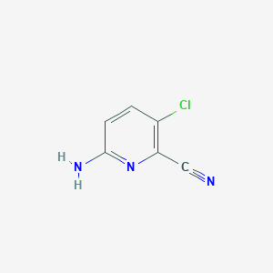 molecular formula C6H4ClN3 B8058975 6-Amino-3-chloropicolinonitrile 