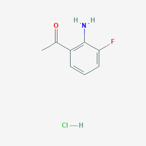 1-(2-Amino-3-fluorophenyl)ethanone hydrochloride