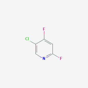 molecular formula C5H2ClF2N B8059042 5-Chloro-2,4-difluoropyridine 