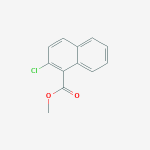 molecular formula C12H9ClO2 B8059059 Methyl 2-chloro-1-naphthoate 