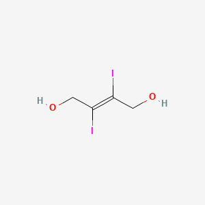 molecular formula C4H6I2O2 B8059072 (2E)-2,3-diiodobut-2-ene-1,4-diol 