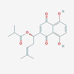 molecular formula C20H22O6 B8059135 Isobutyryl Alkannin CAS No. 87562-78-5