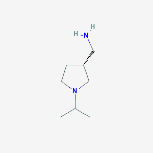 [(3R)-1-propan-2-ylpyrrolidin-3-yl]methanamine