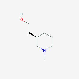 molecular formula C8H17NO B8059214 (R)-2-(1-methylpiperidin-3-yl)ethan-1-ol 