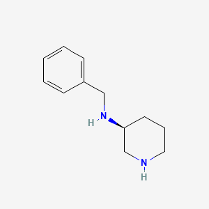 molecular formula C12H18N2 B8059226 (3S)-N-benzylpiperidin-3-amine 
