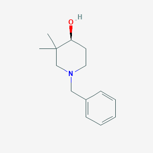 (4S)-1-benzyl-3,3-dimethylpiperidin-4-ol