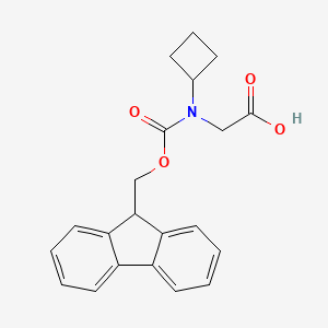 molecular formula C21H21NO4 B8059279 N-Fmoc-N-cyclobutyl-glycine 