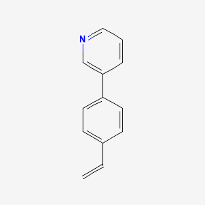 molecular formula C13H11N B8059341 3-(4-Vinyl-phenyl)-pyridine 