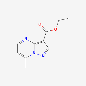 molecular formula C10H11N3O2 B8059518 Ethyl 7-methylpyrazolo[1,5-a]pyrimidine-3-carboxylate 