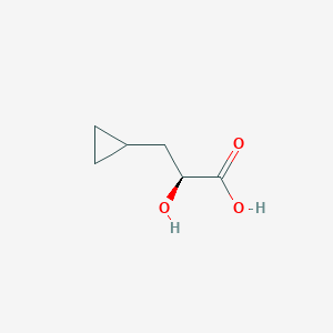 (S)-a-Hydroxy-cyclopropanepropanoic acid