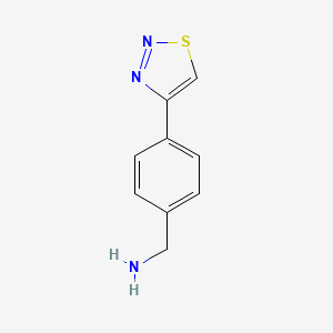 (4-(1,2,3-Thiadiazol-4-yl)phenyl)methanamine