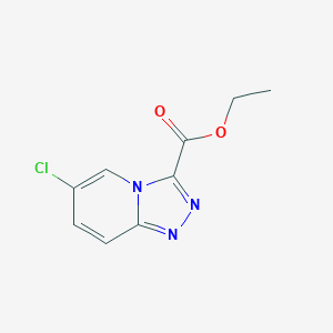 molecular formula C9H8ClN3O2 B8059642 Ethyl 6-chloro-[1,2,4]triazolo[4,3-a]pyridine-3-carboxylate 