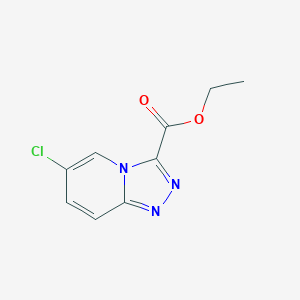 Ethyl 6-chloro-[1,2,4]triazolo[4,3-a]pyridine-3-carboxylate