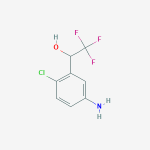 1-(5-Amino-2-chlorophenyl)-2,2,2-trifluoroethanol