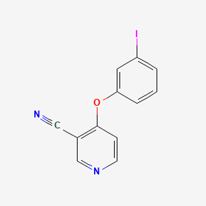 molecular formula C12H7IN2O B8059726 4-(3-Iodophenoxy)nicotinonitrile 