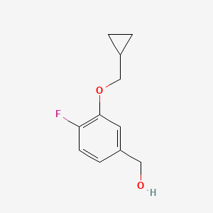 [3-(Cyclopropylmethoxy)-4-fluorophenyl]methanol