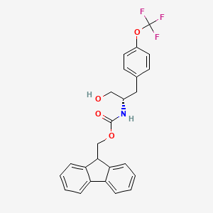 9H-fluoren-9-ylmethyl N-[(2S)-1-hydroxy-3-[4-(trifluoromethoxy)phenyl]propan-2-yl]carbamate