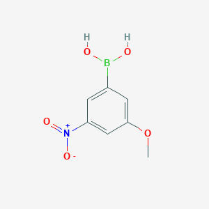 molecular formula C7H8BNO5 B8060099 (3-Methoxy-5-nitrophenyl)boronic acid 