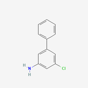 molecular formula C12H10ClN B8060189 3-Chloro-5-phenylaniline 